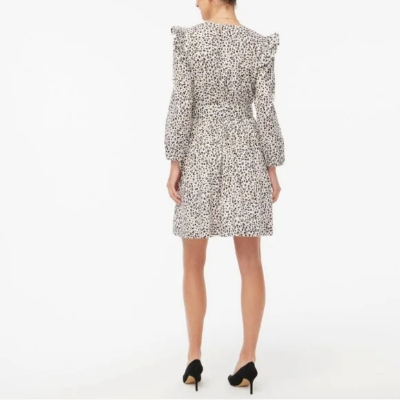 J. Crew Lightweight Cotton Puff Sleeve Mini Dress size M - Picture 2 of 11